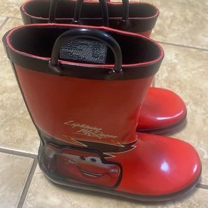 Lightning McQueen rain boots
